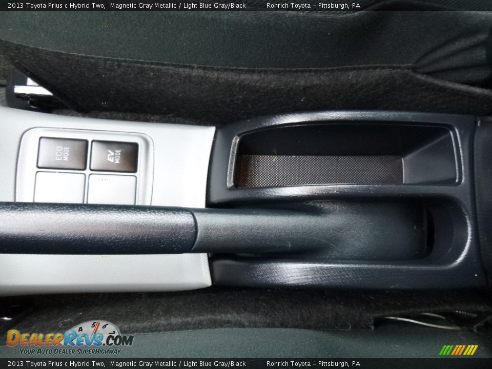 2013 Toyota Prius c Hybrid Two Magnetic Gray Metallic / Light Blue Gray/Black Photo #24