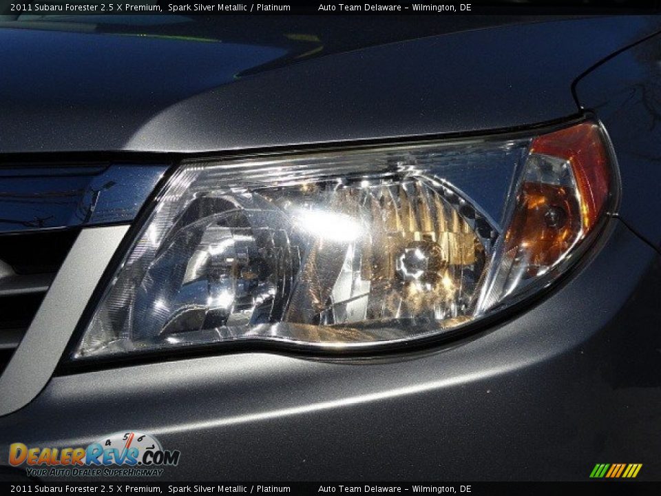 2011 Subaru Forester 2.5 X Premium Spark Silver Metallic / Platinum Photo #9