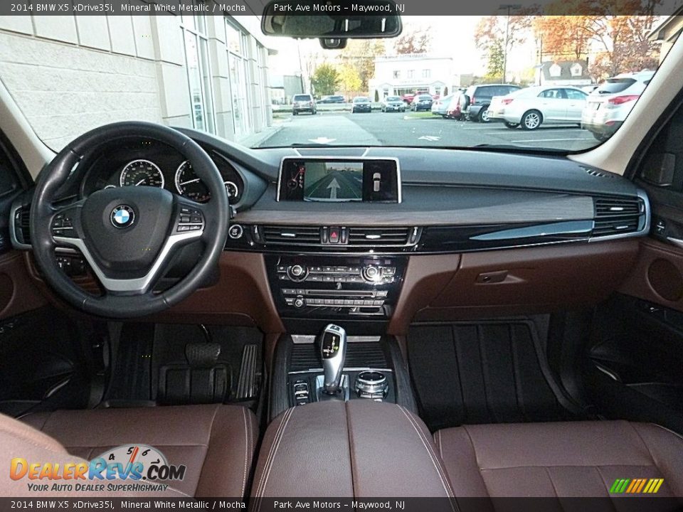 2014 BMW X5 xDrive35i Mineral White Metallic / Mocha Photo #25