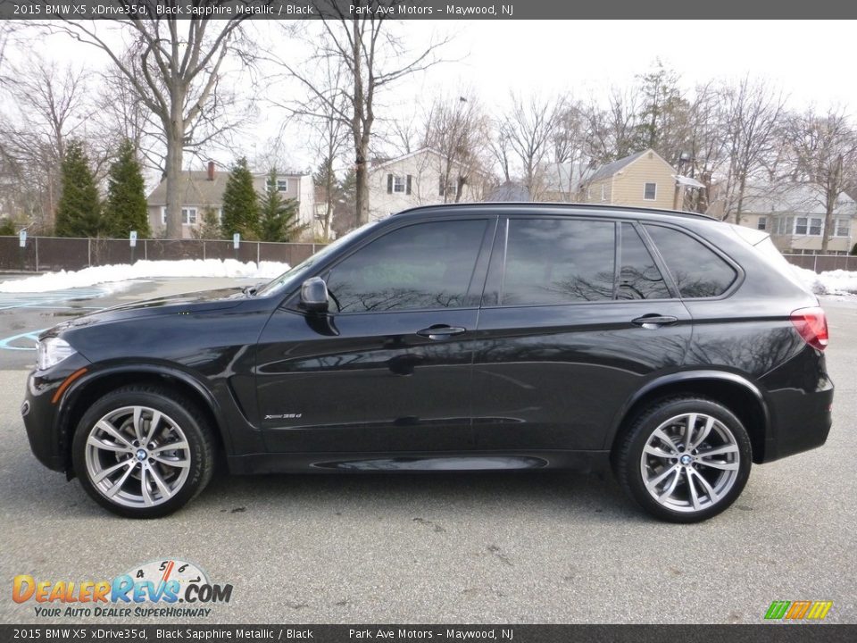 2015 BMW X5 xDrive35d Black Sapphire Metallic / Black Photo #2