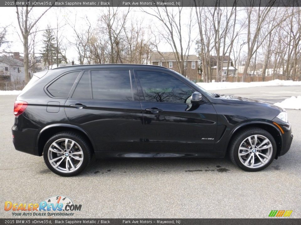 2015 BMW X5 xDrive35d Black Sapphire Metallic / Black Photo #6