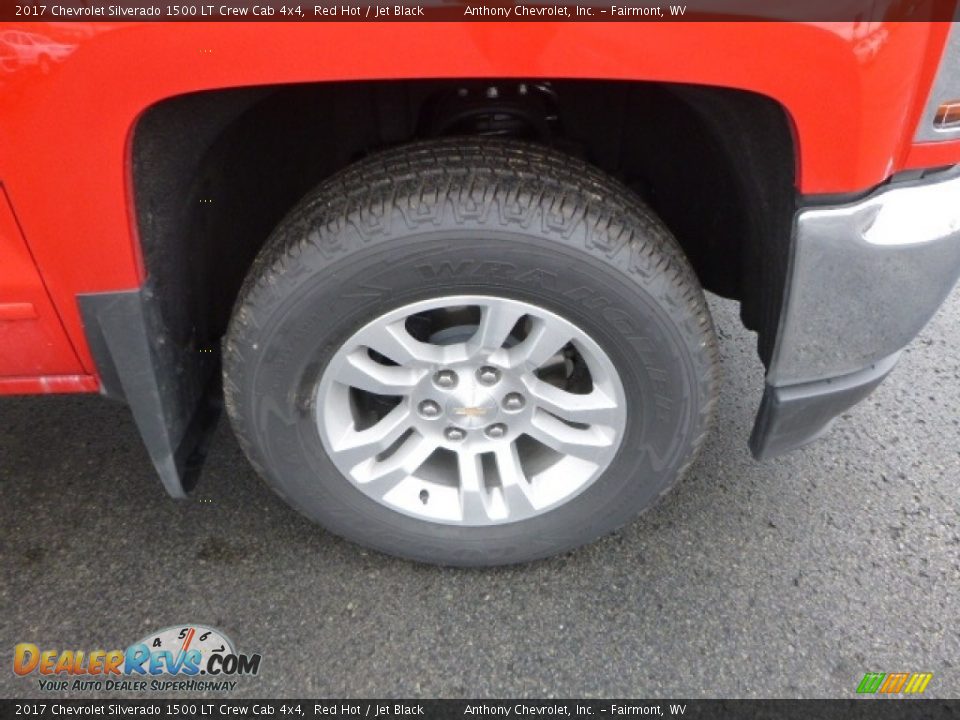 2017 Chevrolet Silverado 1500 LT Crew Cab 4x4 Red Hot / Jet Black Photo #2