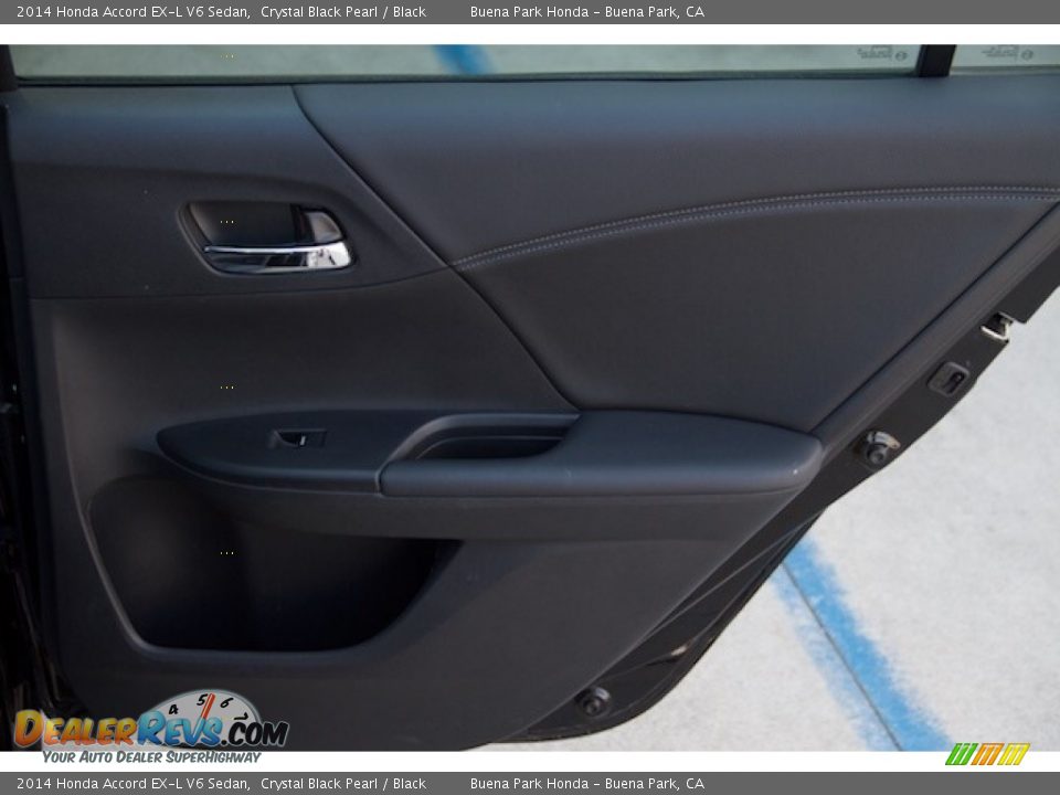 2014 Honda Accord EX-L V6 Sedan Crystal Black Pearl / Black Photo #26