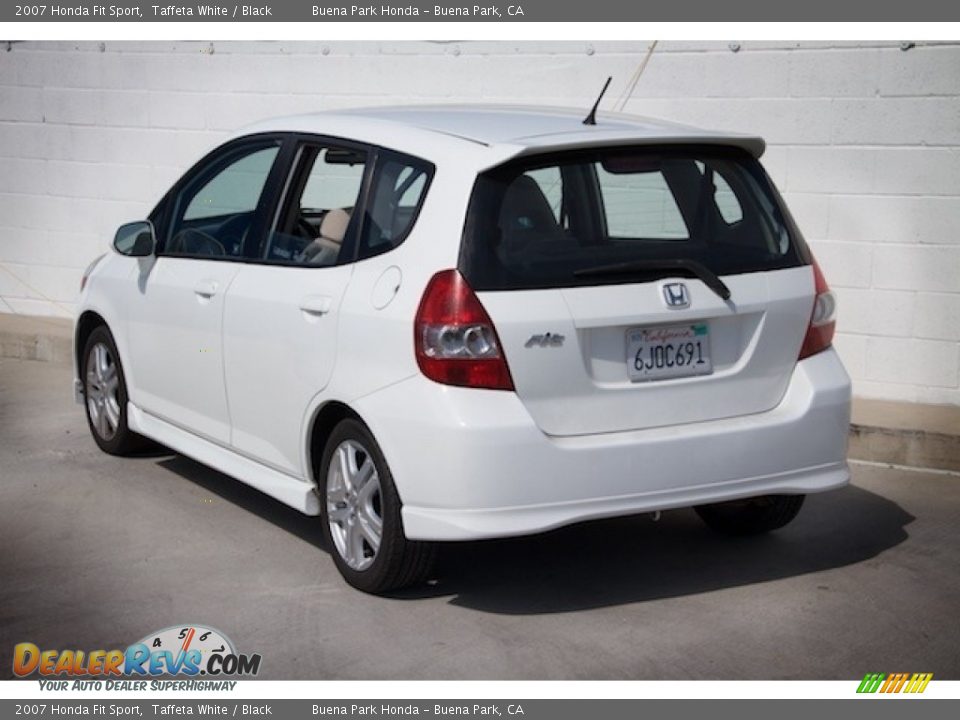 2007 Honda Fit Sport Taffeta White / Black Photo #2