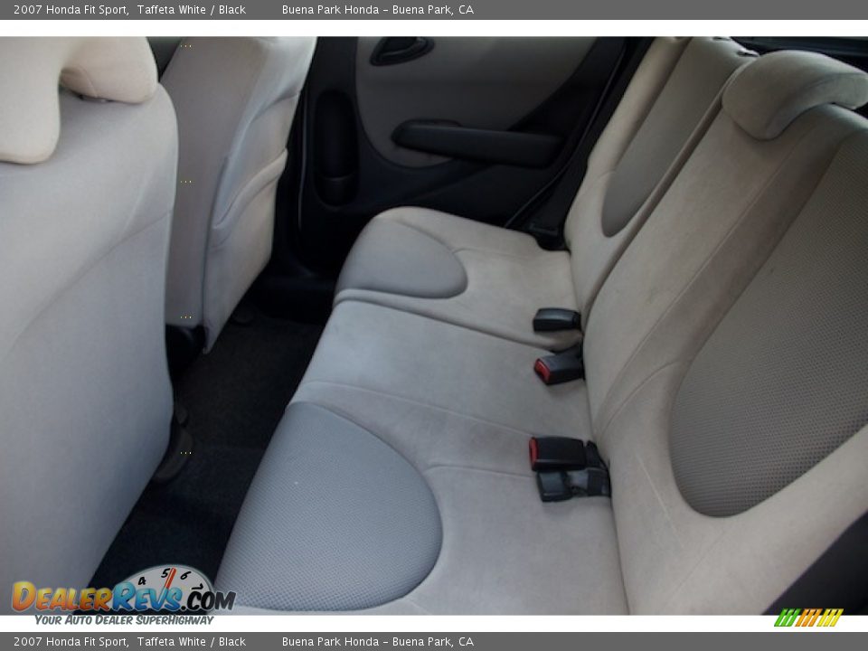 2007 Honda Fit Sport Taffeta White / Black Photo #4