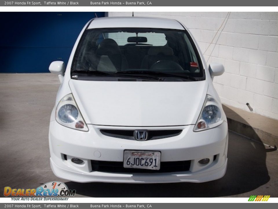 2007 Honda Fit Sport Taffeta White / Black Photo #7