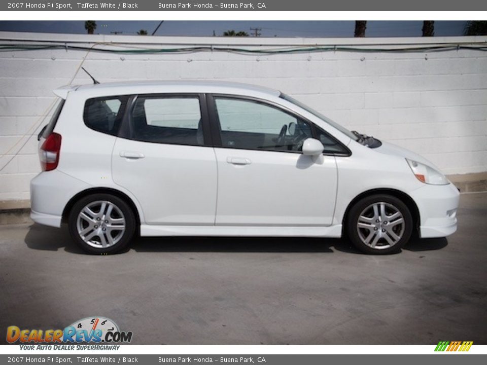 2007 Honda Fit Sport Taffeta White / Black Photo #8