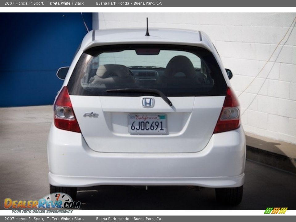 2007 Honda Fit Sport Taffeta White / Black Photo #9