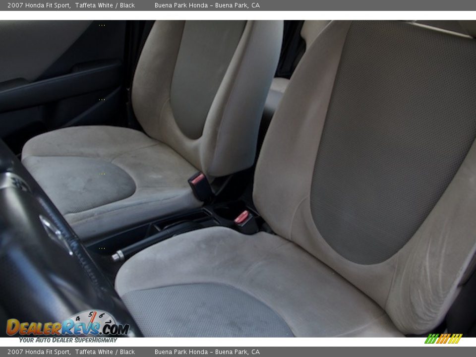 2007 Honda Fit Sport Taffeta White / Black Photo #12