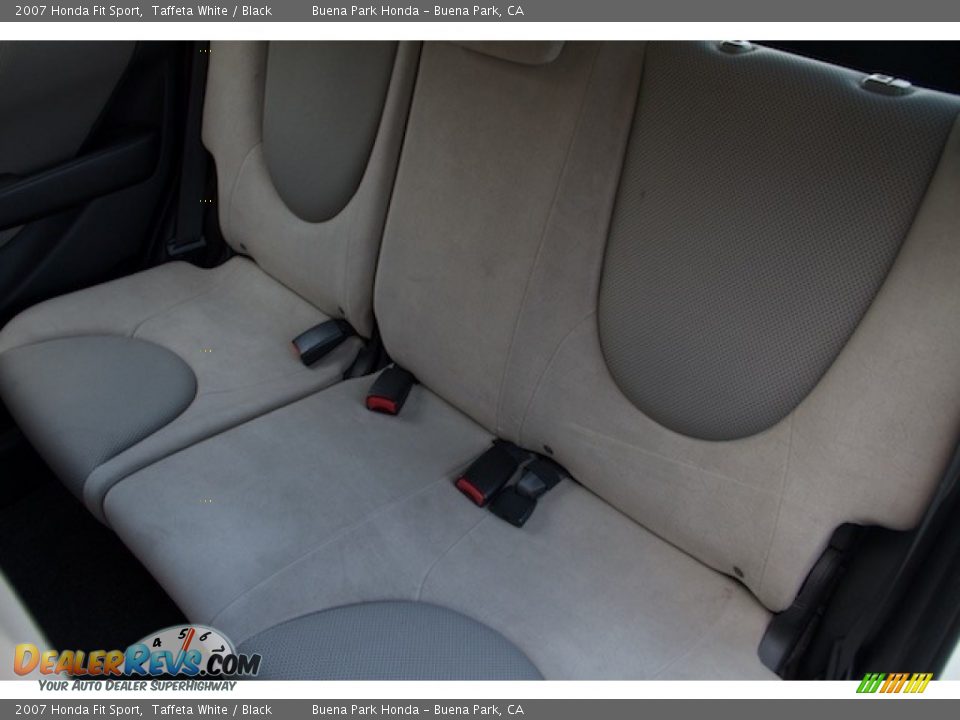 2007 Honda Fit Sport Taffeta White / Black Photo #13