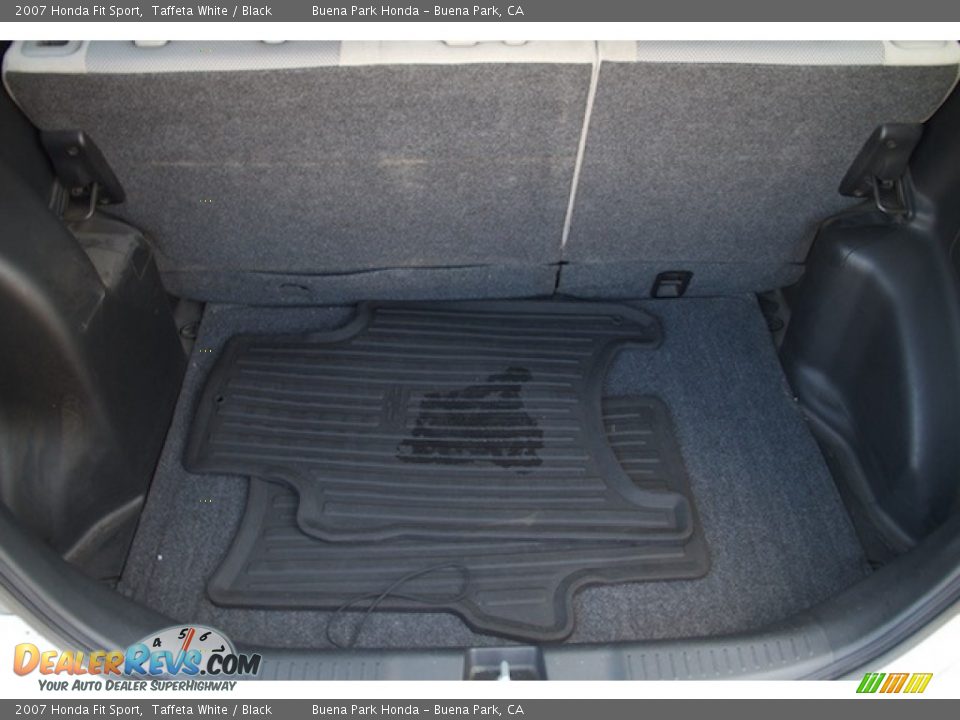 2007 Honda Fit Sport Taffeta White / Black Photo #14
