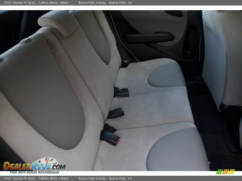 2007 Honda Fit Sport Taffeta White / Black Photo #15