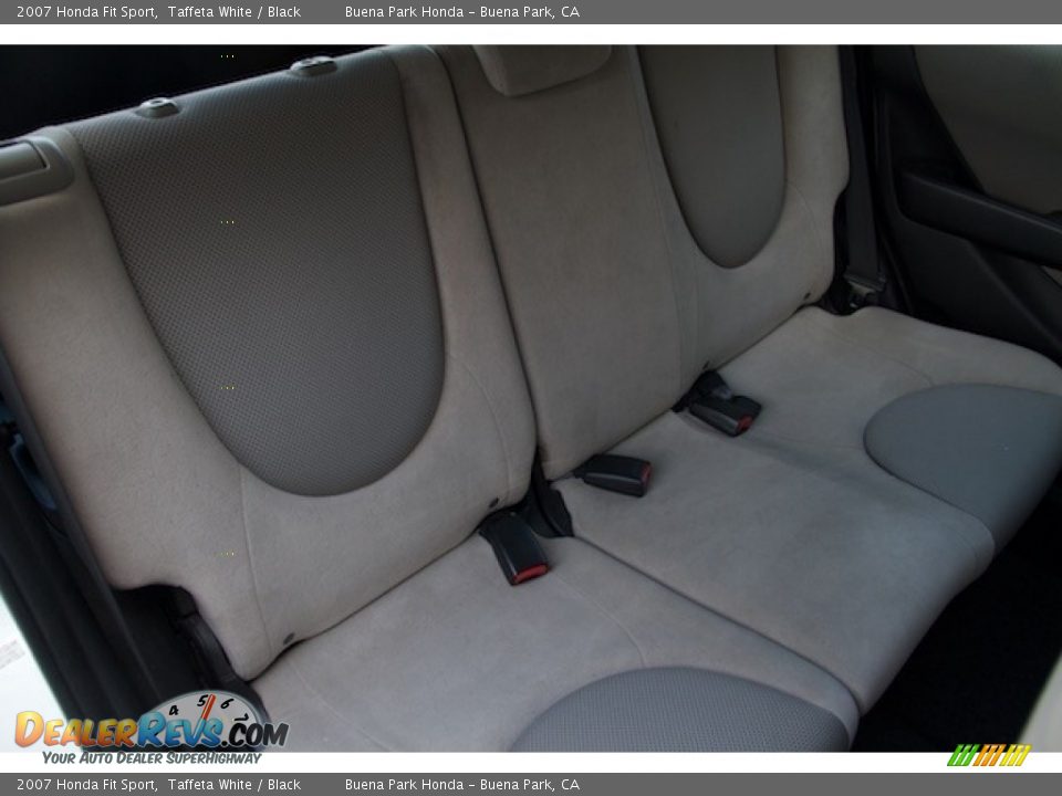 2007 Honda Fit Sport Taffeta White / Black Photo #16
