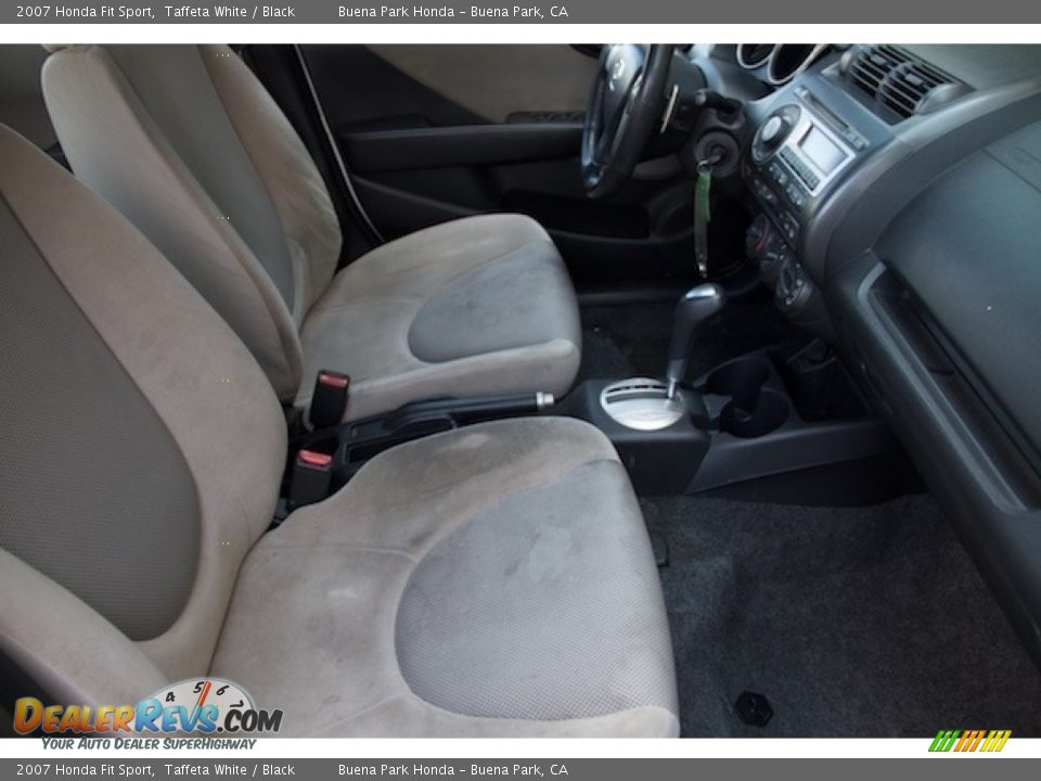 2007 Honda Fit Sport Taffeta White / Black Photo #17