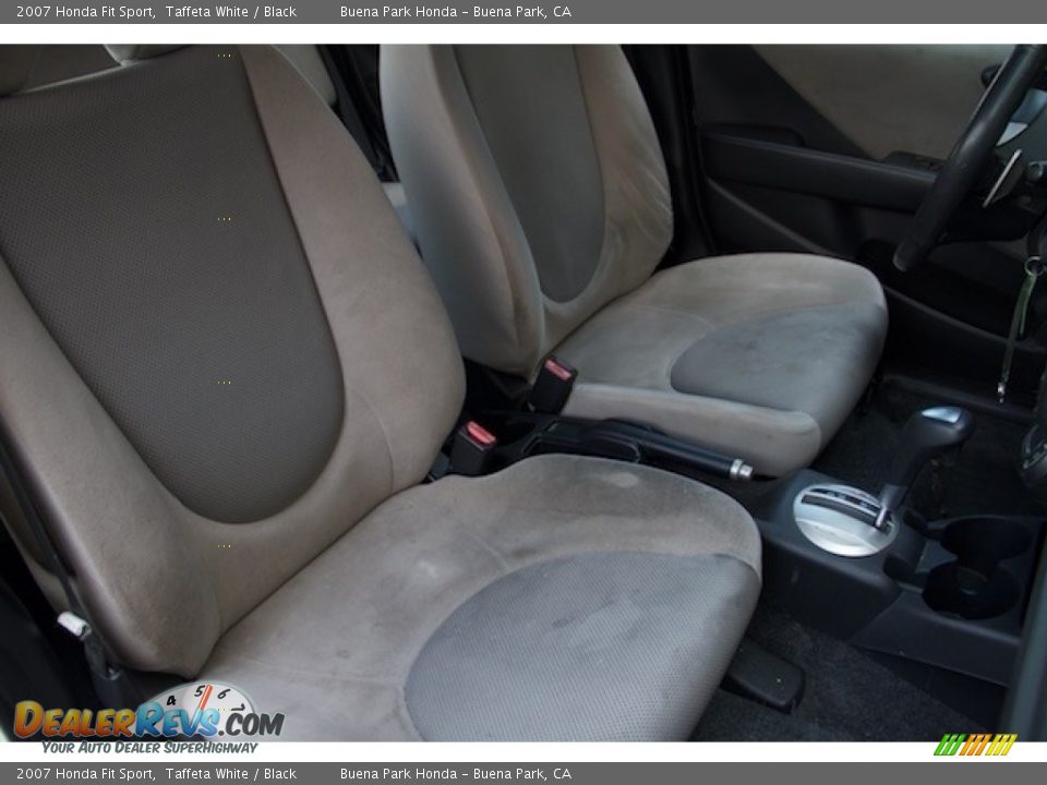 2007 Honda Fit Sport Taffeta White / Black Photo #18