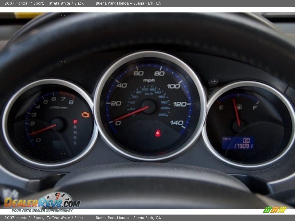 2007 Honda Fit Sport Taffeta White / Black Photo #19
