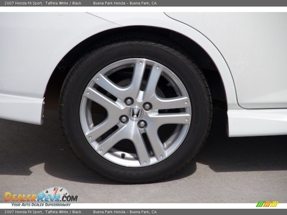 2007 Honda Fit Sport Taffeta White / Black Photo #24