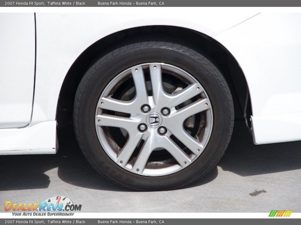 2007 Honda Fit Sport Taffeta White / Black Photo #25