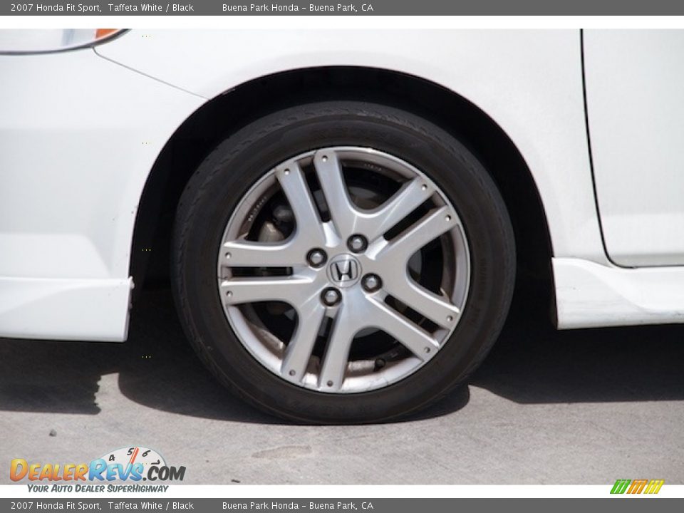 2007 Honda Fit Sport Taffeta White / Black Photo #26