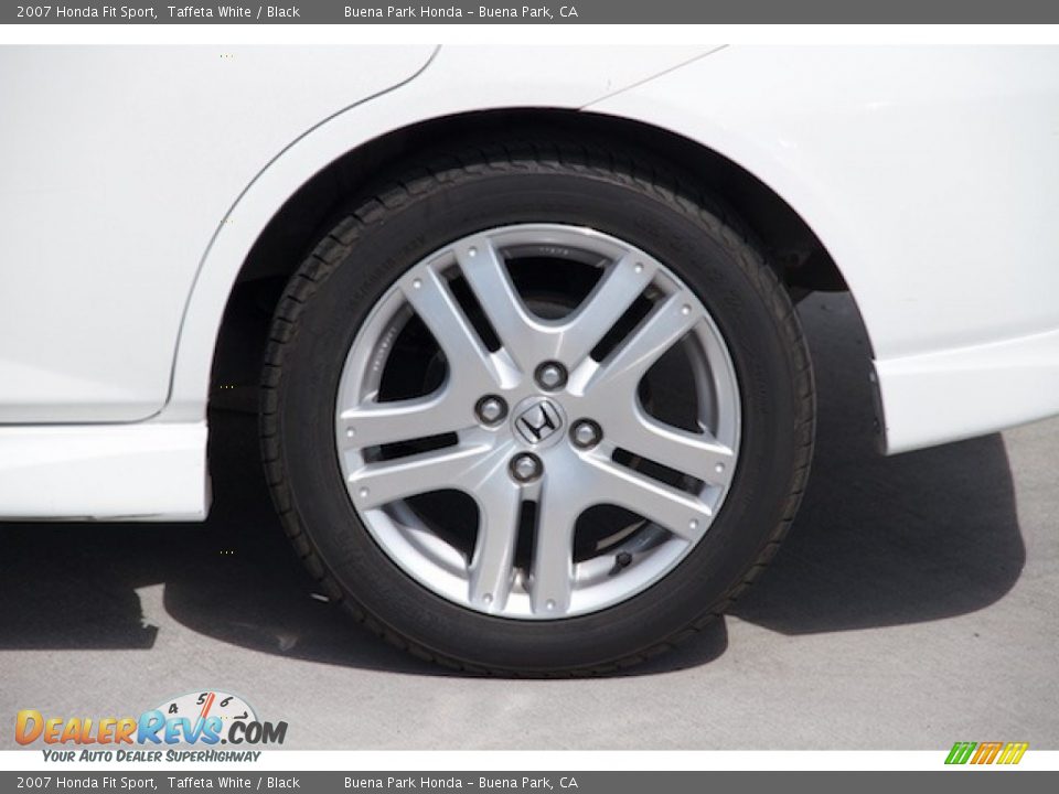 2007 Honda Fit Sport Taffeta White / Black Photo #27