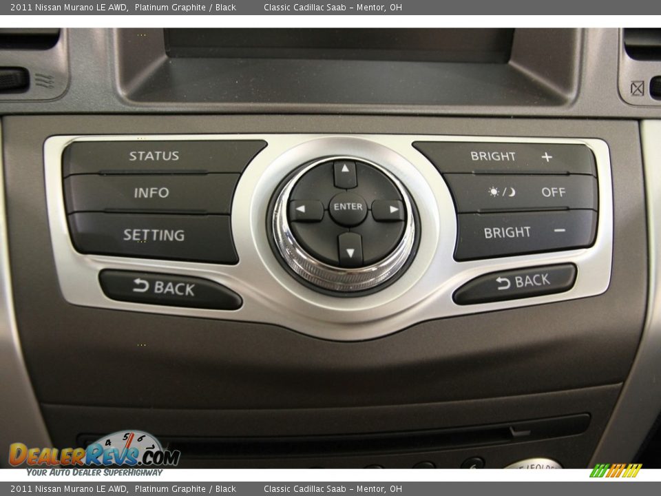 2011 Nissan Murano LE AWD Platinum Graphite / Black Photo #11
