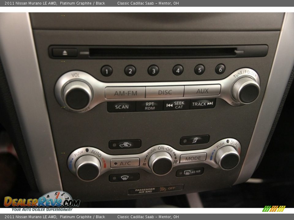 2011 Nissan Murano LE AWD Platinum Graphite / Black Photo #12