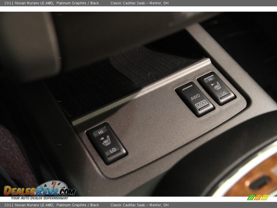 2011 Nissan Murano LE AWD Platinum Graphite / Black Photo #18