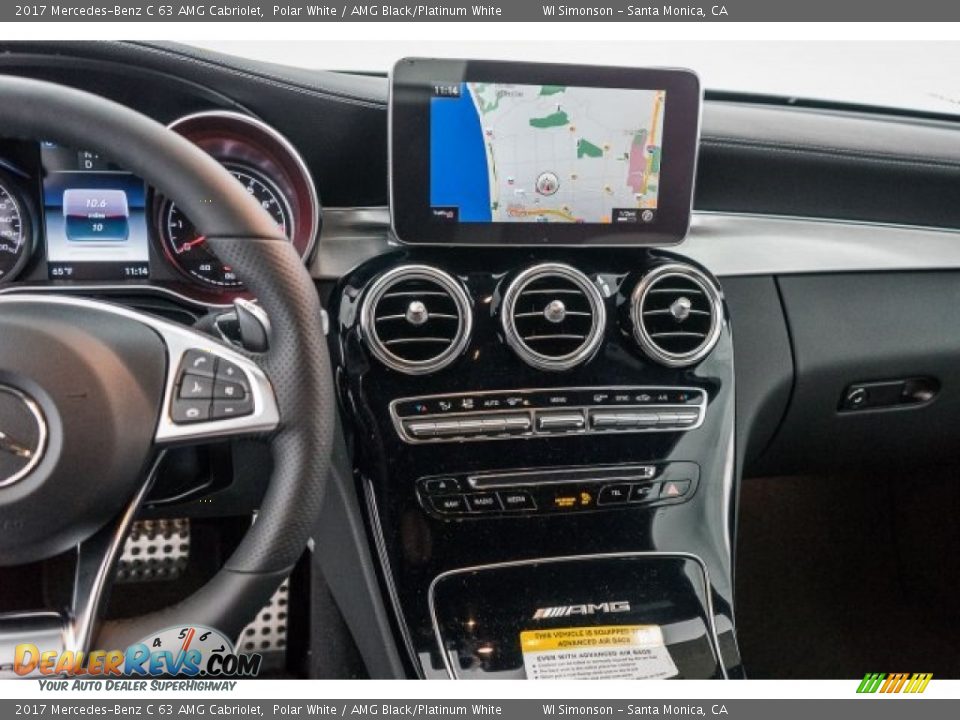 Controls of 2017 Mercedes-Benz C 63 AMG Cabriolet Photo #8