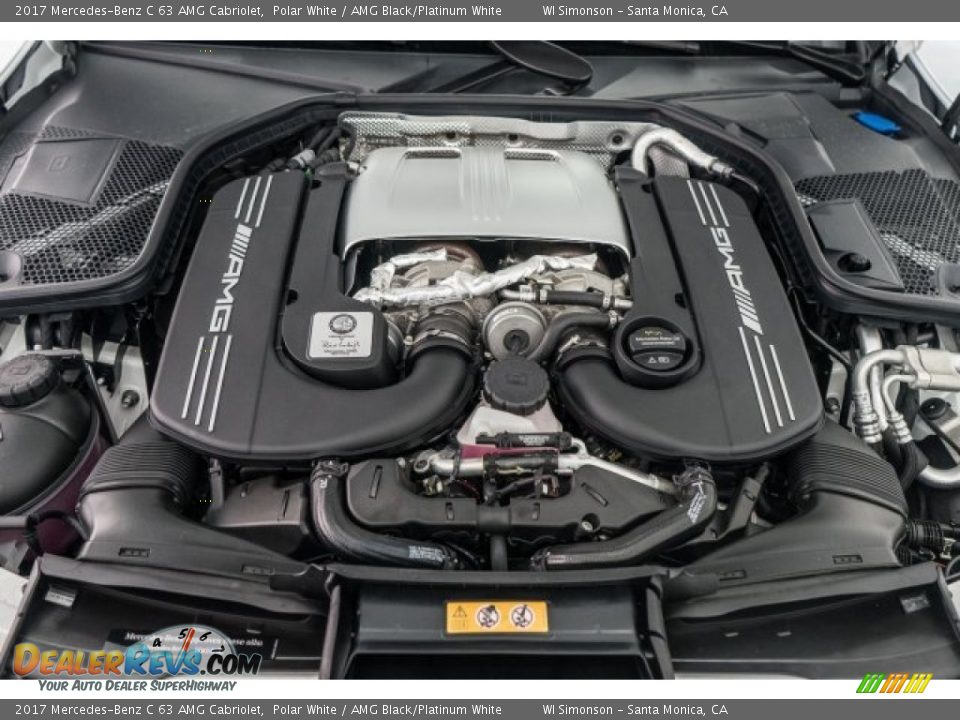 2017 Mercedes-Benz C 63 AMG Cabriolet 4.0 Liter AMG DI biturbo DOHC 32-Valve VVT V8 Engine Photo #9