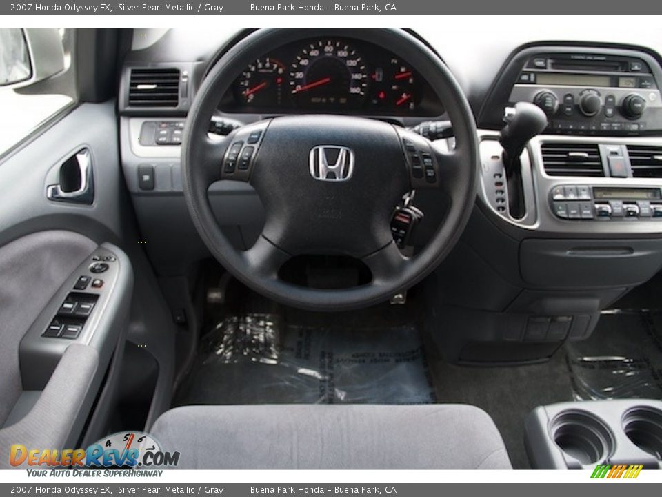 2007 Honda Odyssey EX Silver Pearl Metallic / Gray Photo #5