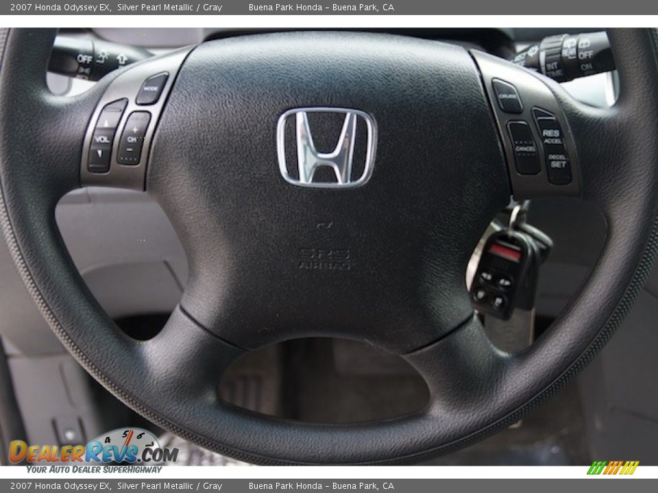 2007 Honda Odyssey EX Silver Pearl Metallic / Gray Photo #11