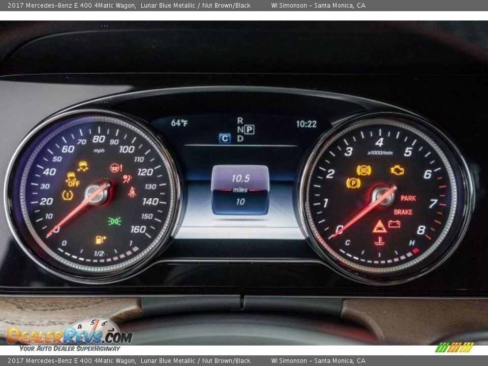 2017 Mercedes-Benz E 400 4Matic Wagon Gauges Photo #7