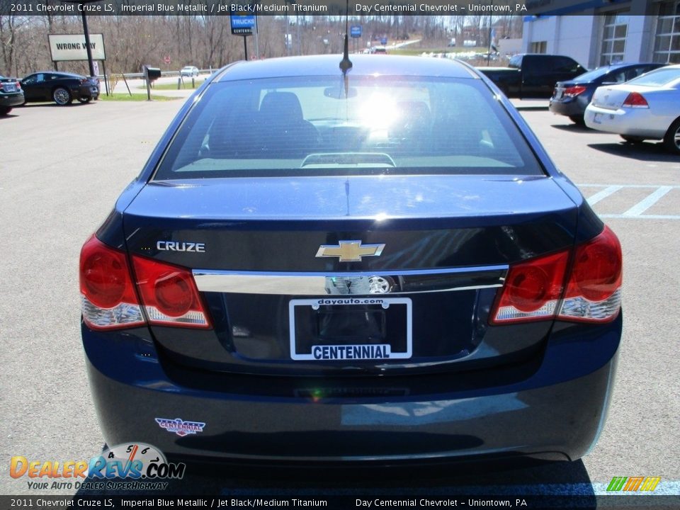 2011 Chevrolet Cruze LS Imperial Blue Metallic / Jet Black/Medium Titanium Photo #5