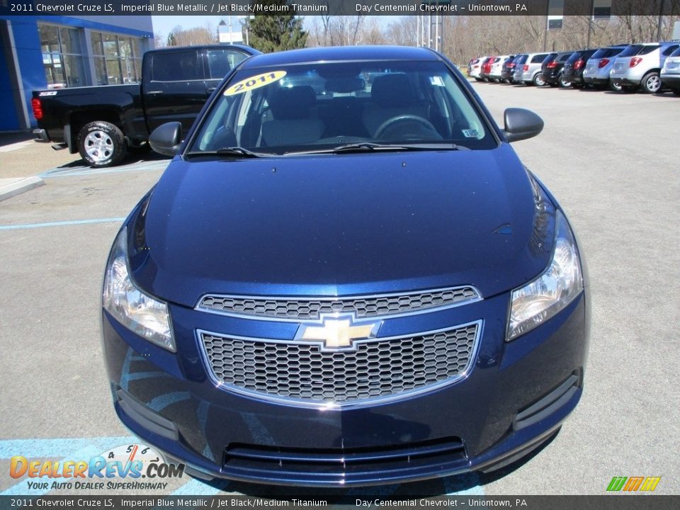 2011 Chevrolet Cruze LS Imperial Blue Metallic / Jet Black/Medium Titanium Photo #11