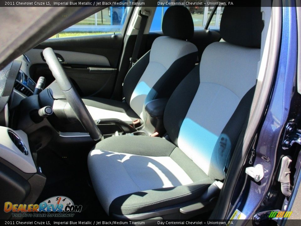 2011 Chevrolet Cruze LS Imperial Blue Metallic / Jet Black/Medium Titanium Photo #19