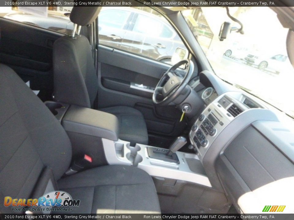 2010 Ford Escape XLT V6 4WD Sterling Grey Metallic / Charcoal Black Photo #8
