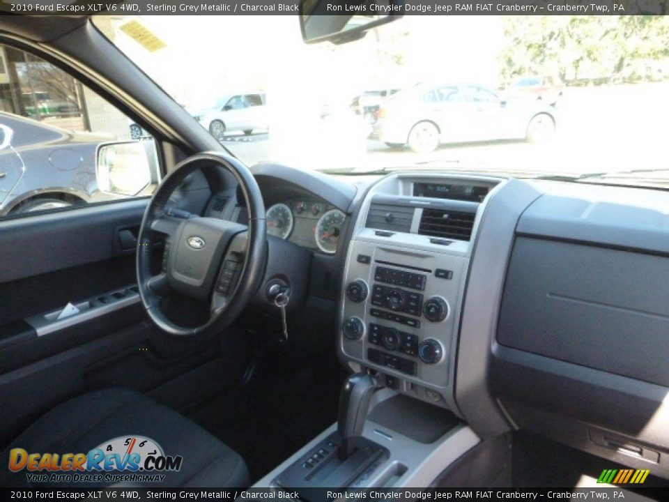 2010 Ford Escape XLT V6 4WD Sterling Grey Metallic / Charcoal Black Photo #9