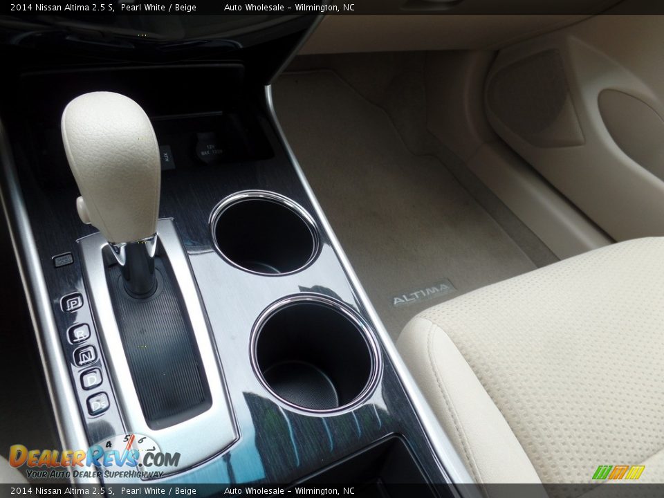 2014 Nissan Altima 2.5 S Pearl White / Beige Photo #19