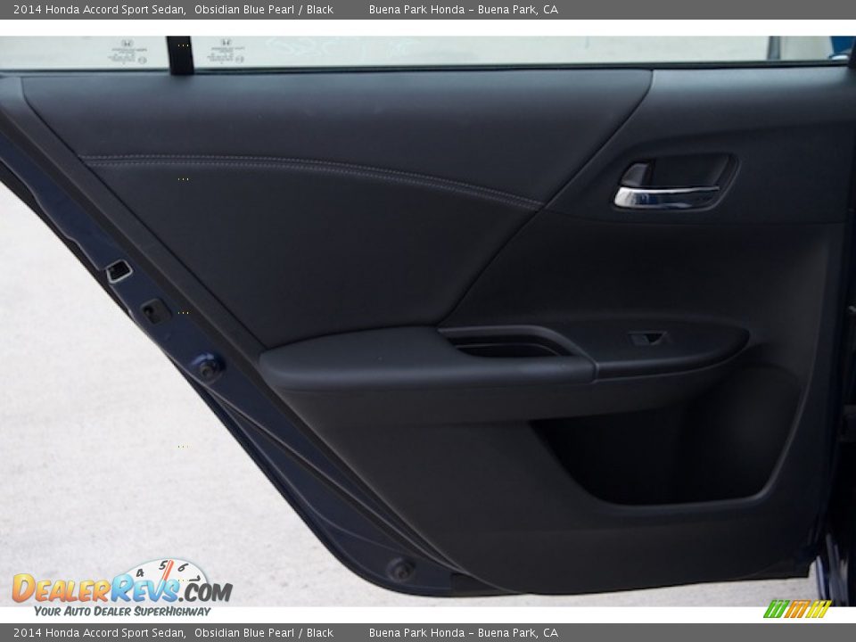 2014 Honda Accord Sport Sedan Obsidian Blue Pearl / Black Photo #22