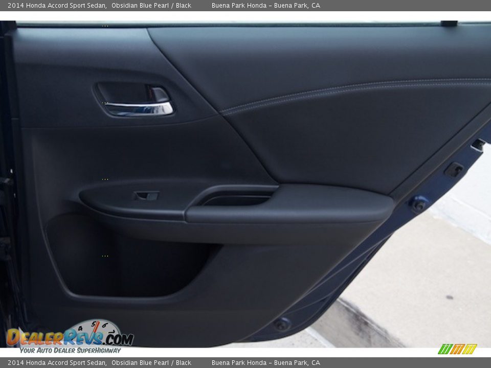 2014 Honda Accord Sport Sedan Obsidian Blue Pearl / Black Photo #23
