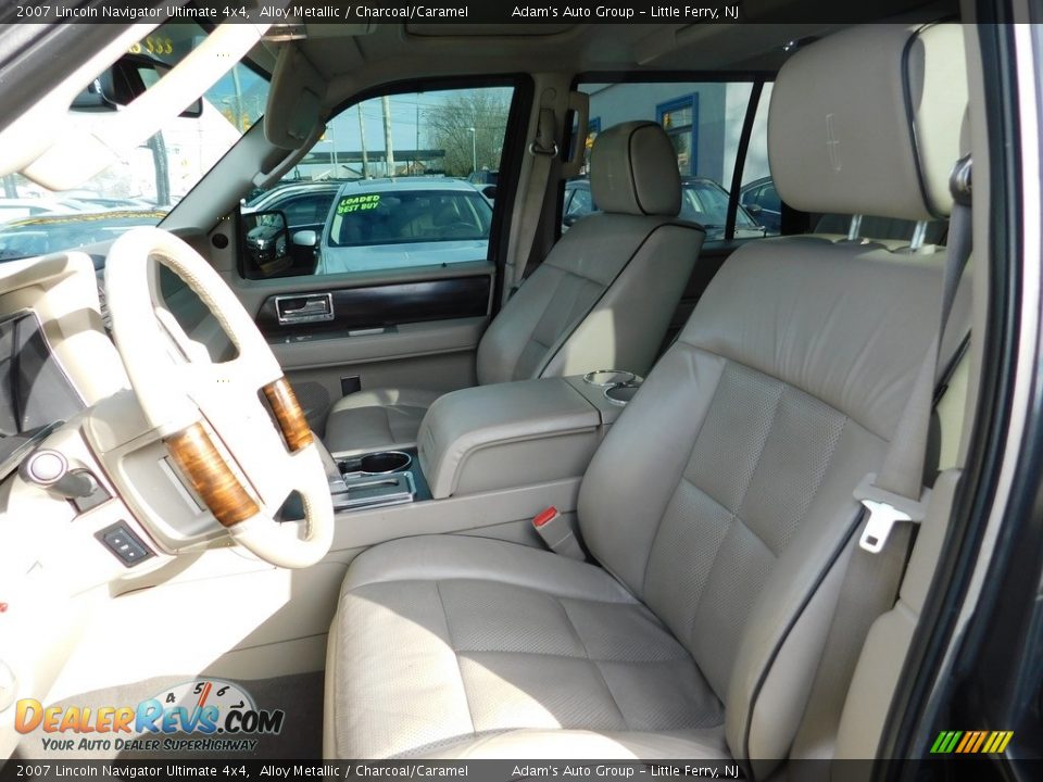 2007 Lincoln Navigator Ultimate 4x4 Alloy Metallic / Charcoal/Caramel Photo #12