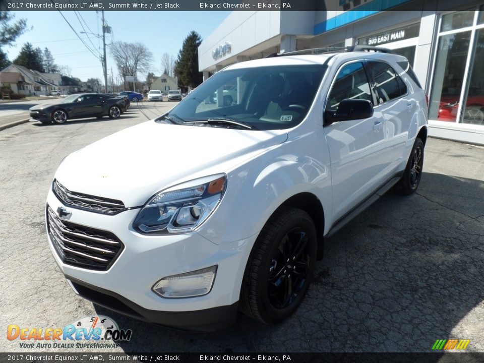 2017 Chevrolet Equinox LT AWD Summit White / Jet Black Photo #3