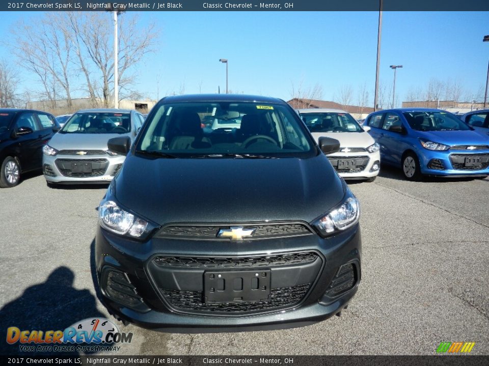 2017 Chevrolet Spark LS Nightfall Gray Metallic / Jet Black Photo #2