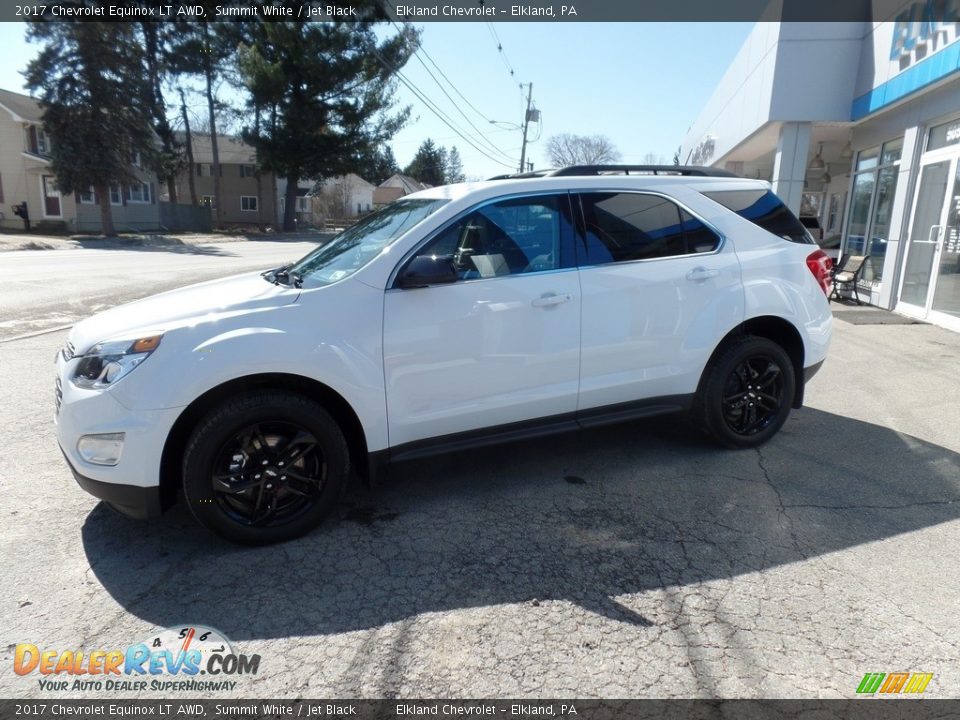 2017 Chevrolet Equinox LT AWD Summit White / Jet Black Photo #4