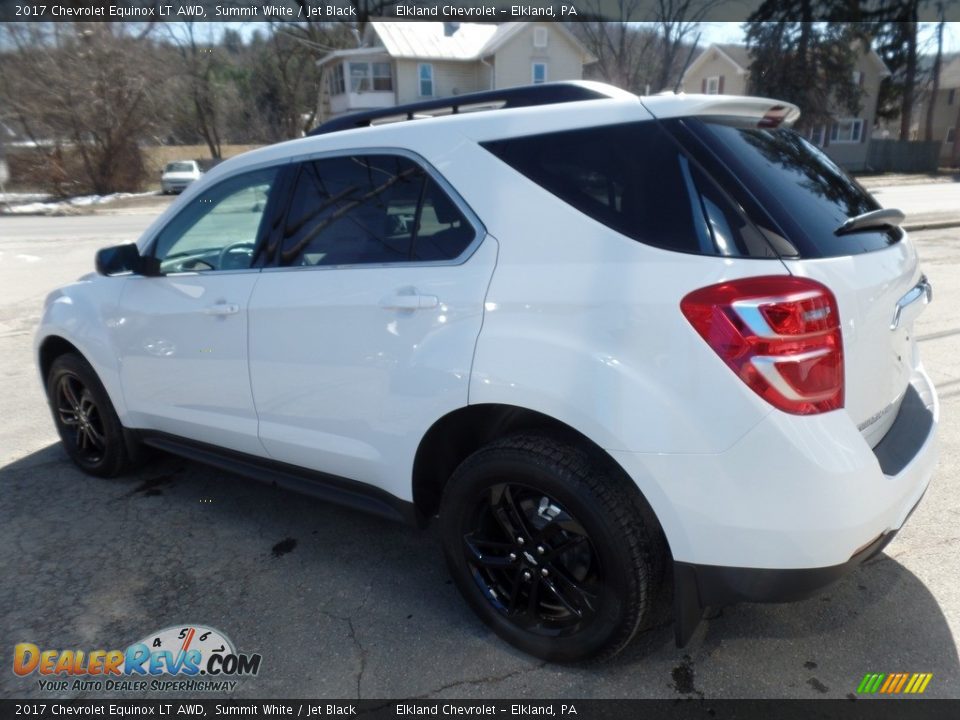 2017 Chevrolet Equinox LT AWD Summit White / Jet Black Photo #5