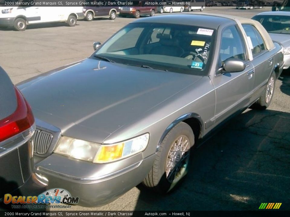 2000 Mercury Grand Marquis GS Spruce Green Metallic / Dark Charcoal Photo #1