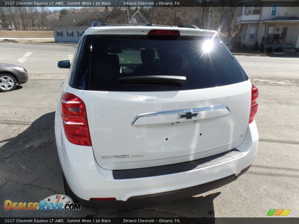 2017 Chevrolet Equinox LT AWD Summit White / Jet Black Photo #6