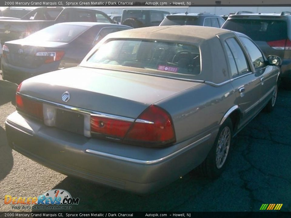 2000 Mercury Grand Marquis GS Spruce Green Metallic / Dark Charcoal Photo #2