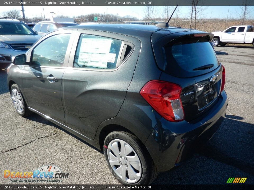 2017 Chevrolet Spark LS Nightfall Gray Metallic / Jet Black Photo #5