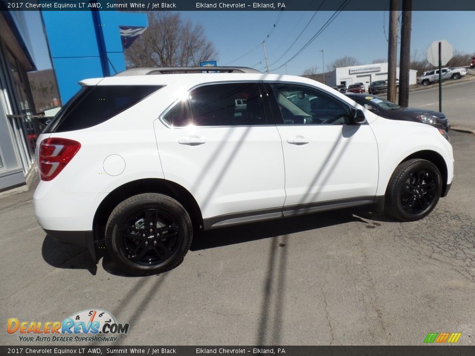 2017 Chevrolet Equinox LT AWD Summit White / Jet Black Photo #8